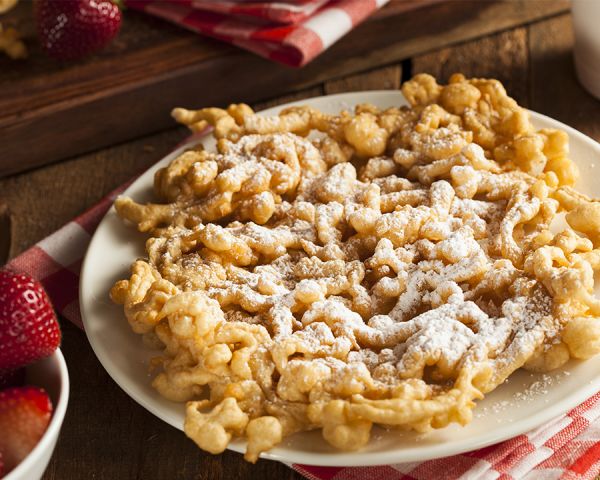 Almond Flour Funnel Cake
