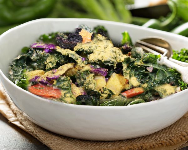 Rainbow Kale Salad